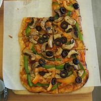 Mushroom Sourdough Pizza - RM25 (as of 2017) at LN Fortunate Coffee - Solaris Mont Kiara in Kuala Lumpur