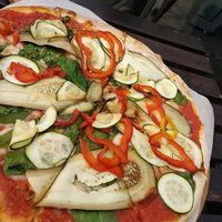 Vegan Zazza Pizza at Zazza in Kosice