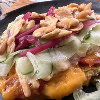 Kimchi toast  at Baker and Moore in Rotterdam