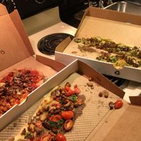 Vegan pizza three ways at &pizza - U St in Washington