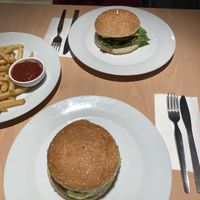 Burgers at Veganland - OC Fenix in Prague