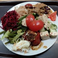 Approx 10 eur plate at Veganland - OC Fenix in Prague