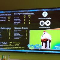 Menu at Dulce Vida in Hanover Park