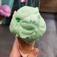 Mojito icecream at Valdis in Reykjavik