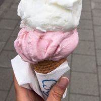 Rhubarb & melon/lemon at Valdis in Reykjavik