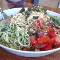 'Zughetti' bolognaise (this is gluten free) at Wholefoods Kitchen in Bendigo