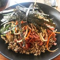 Watermelon 'tuna' sushi bowl at Wholefoods Kitchen in Bendigo