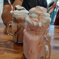 Chocolate and Strawberry Cream Shake :) at Seaside Kitchen in Margate