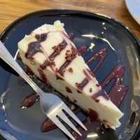 Raspberry cheesecake  at Seaside Kitchen in Margate