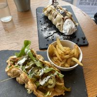 Bubble waffles :) at Seaside Kitchen in Margate