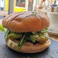 Cheeze burger at Seaside Kitchen in Margate