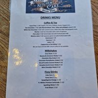 Menu - drinks at Seaside Kitchen in Margate