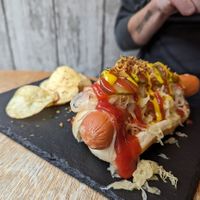 Hot dog at Seaside Kitchen in Margate