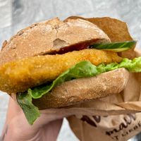 vegan schnitzel at backWERK - Hauptbahnhof in Berlin