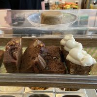 Cakes April 2024 (banana bread on the left and carrot cake on the right) at SLA - Voorstraat in Utrecht