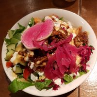 Vegan kapsalon salad - very good!!! at SLA - Voorstraat in Utrecht