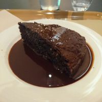 tarta de chocolate  at 2Y Restaurante in Barcelona