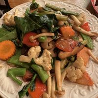 PAD PAK REUM - SEASONAL VEGETABLE STIR-FRY (vegan starter)   at Pai Toronto in Toronto