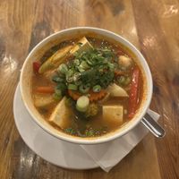 Vegan tom yum  at Pai Toronto in Toronto