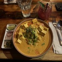 Vegan Khao Soi  at Pai Toronto in Toronto