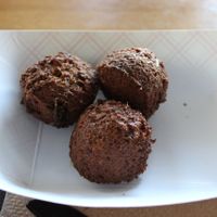 Classic "green" falafel at Moshe's Golden Falafel - McCullough Ave in San Antonio