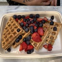 Waffles, Berries and Lavender  at Fruitive - Palmer Alley in Washington
