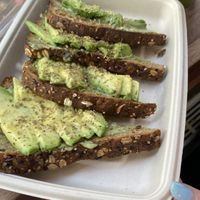 Avocado toast  at Fruitive - Palmer Alley in Washington