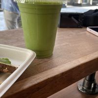 Green peach smoothie  at Fruitive - Palmer Alley in Washington