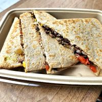 Southwest Quesadilla (also comes with guacamole, Pico de Gallo, cashew garlic cream at Fruitive - Palmer Alley in Washington