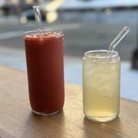 “Berry Immune” and “Lemon Ginger Cooler"  at Fruitive - Palmer Alley in Washington