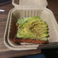 Avocado herb toast at Fruitive - Palmer Alley in Washington