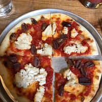 cashew cheese flatbread at B52 Cafe in Pittsburgh