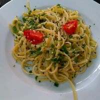 Pasta main  at LaQuinoa in Zaragoza