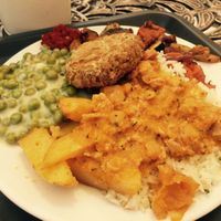 mix plate at Ganesha Vega Etelbar in Budapest