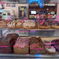 Display case goodies at Erin McKenna's Bakery in New York City