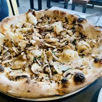 Mushroom, truffle oil vegan cheese pizza vegan   at Shop 225 Pizzeria in Pascoe Vale South