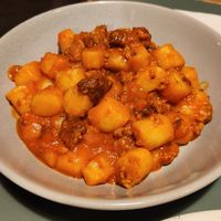 Gnochi Bolognese at Shop 225 Pizzeria in Pascoe Vale South