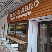 Outside at Mano a Mano in Murcia