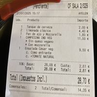 Bastante bien de precio y una limonada casera muy rica!  at Mano a Mano in Murcia