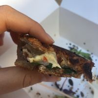 Cheesey croissant at Cupcakes and Shhht in East London