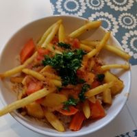 curry at Smaki Roslinne in Krakow