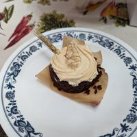Chocolate cupcake with peanut butter icing. at The Butterwood Bake Consortium in Pittsburgh