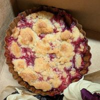 Berry crumble of sorts at The Butterwood Bake Consortium in Pittsburgh