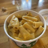 Vegan mac and cheeze  at Love Food Central in St Petersburg