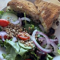 Reuben with side saladd  at Love Food Central in St Petersburg