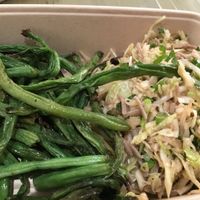 Cabbage soba salad and charred green beans at Little Beet - 18th St in Washington