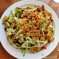 Tempeh con verduras at Casa Ari in Gran Canaria