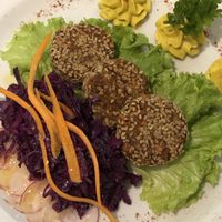 Raw burgers  at L'Orto Gia Salsamentario in Turin