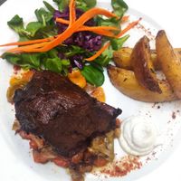 Seitán casero at L'Orto Gia Salsamentario in Turin