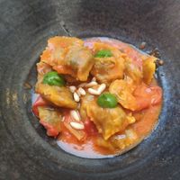 Raviolis caseros at L'Orto Gia Salsamentario in Turin